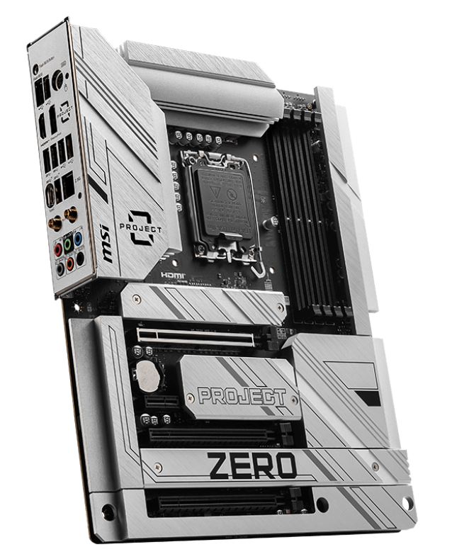 Матплата MSI MPG Z790 Project Zero, iZ790, S1700, ATX, 4DDR-5, 2хPCI-Ex16, 6SATA,4xM.2,HDMI,DP,17USB