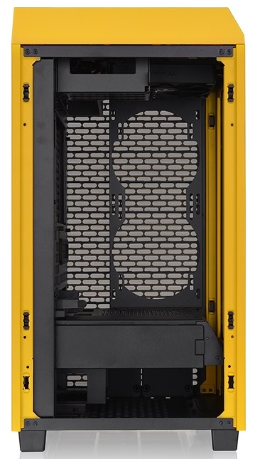 Корпус Thermaltake The Tower 200 Bumblebee, Mini Tower, m-ITX, Yellow, 2x3.5"/2x2.5", 2xUSB3.0,USB-C