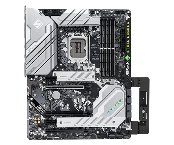 Матплата ASRock Z690 Steel Legend/D5, iZ690, S1700, ATX, 4DDR-5,3xPCI-Ex16,8SATA,3xM.2,HDMI,DP,14USB