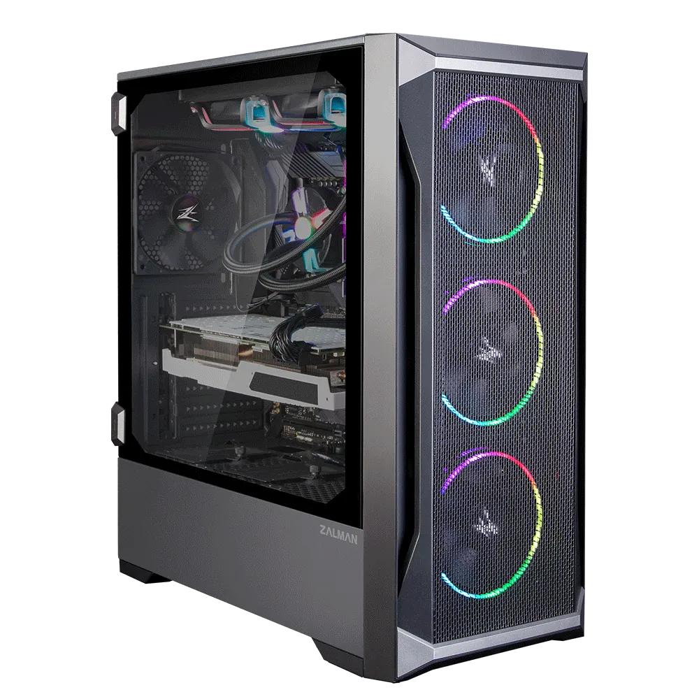 Корпус Zalman Z8 MS, Midi Tower, ATX, Black, 4x2.5"/2x3.5", USB2.0, 2xUSB3.0