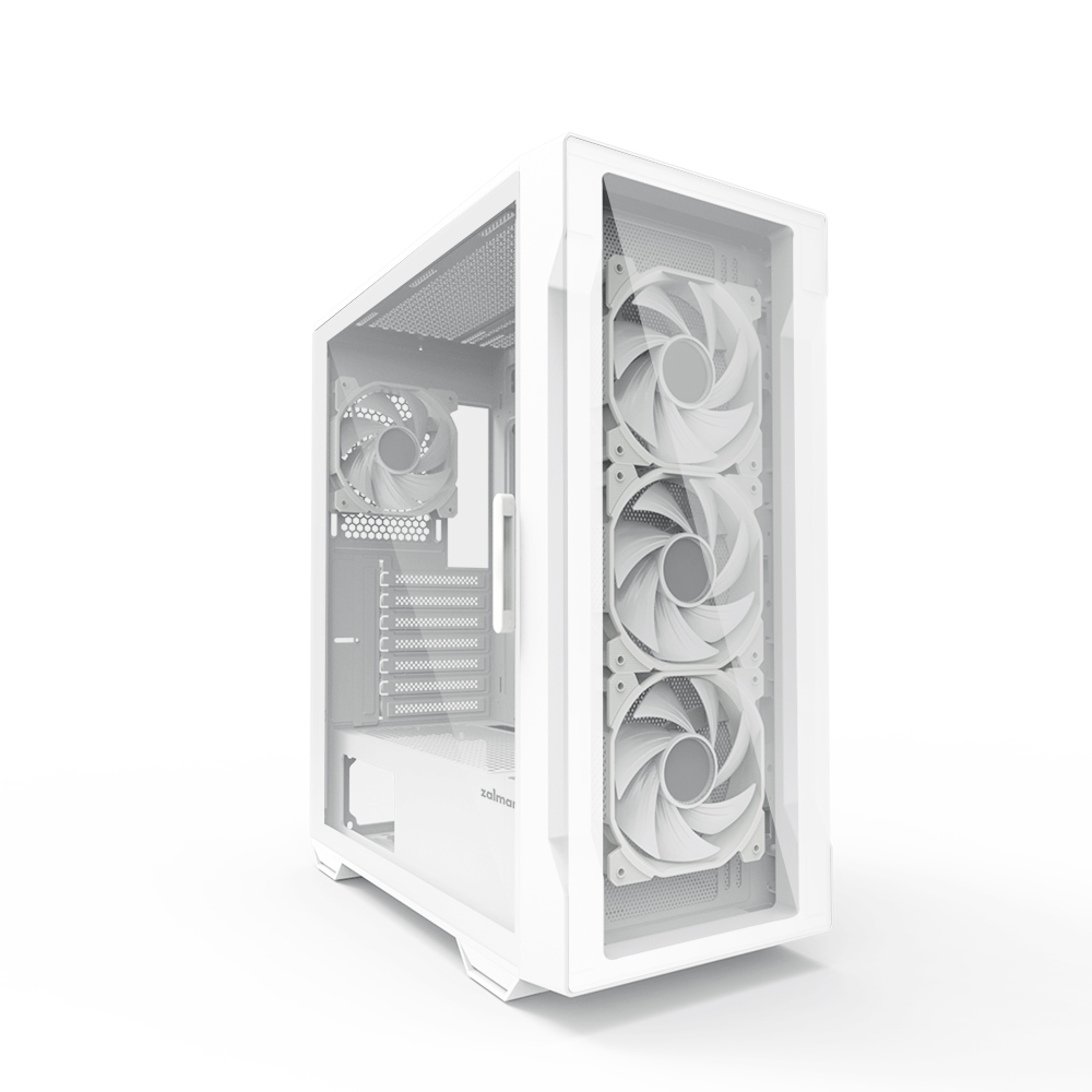 Корпус Zalman I3 NEO TG, Midi Tower, ATX, White, 2x3.5"/3x2.5", 3xUSB, RGB