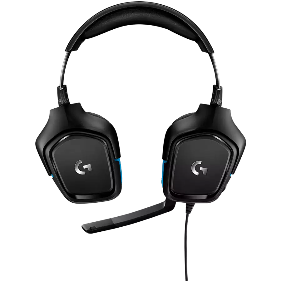 Гарнитура игровая Logitech G432 Gaming Headset Leatherette (M/N: A00090/A00092)