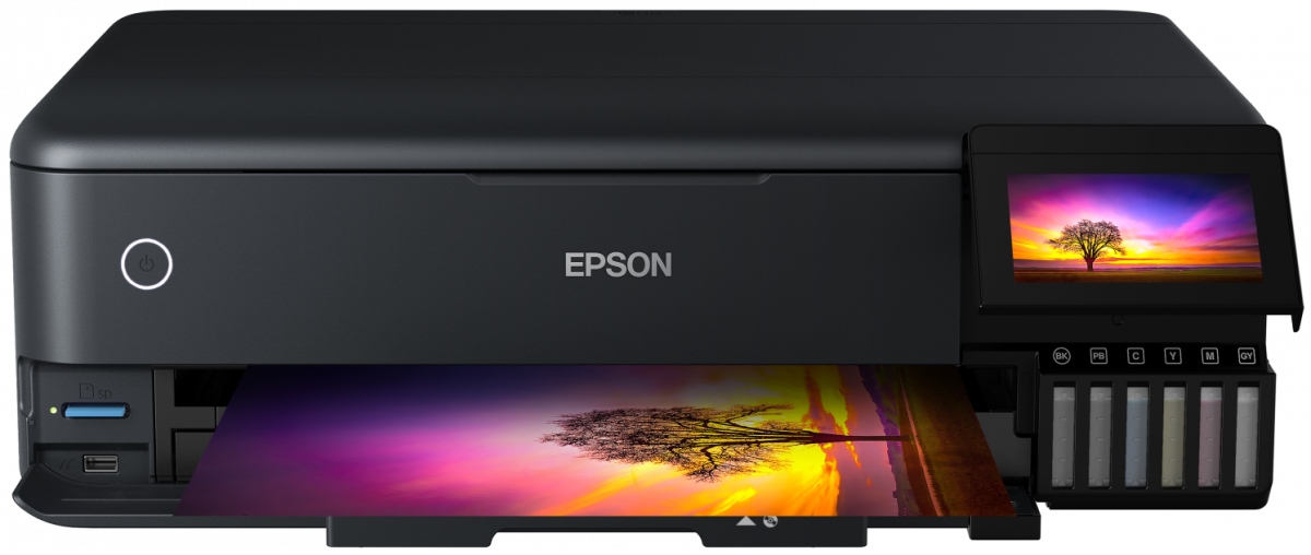 МФУ Epson EcoTank L8180, A3, print 5760x1440dpi, 32/32ppm, scan 1200x4800dpi, USB, LAN, Wi-Fi