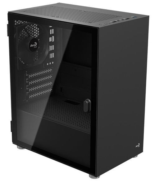 Корпус AeroCool CS-111, Mini Tower, m-ATX, mini-ITX, Black, 2x3.5"/2x2.5", 2xUSB, USB3.0