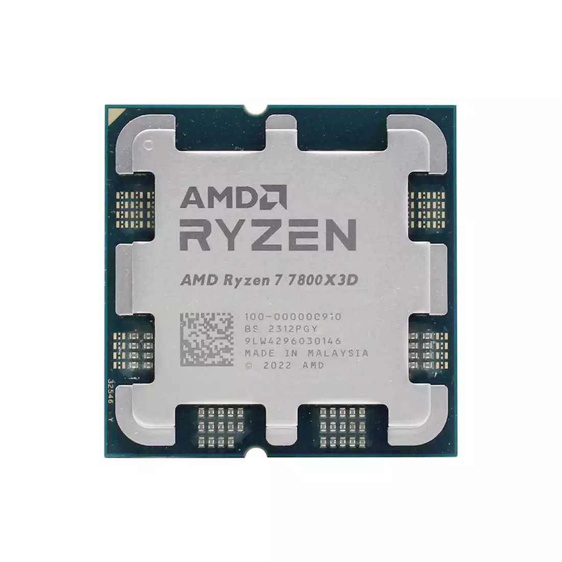 Процессор AMD Ryzen 7 7800X3D 4,2Гц (5,0ГГц Turbo) 8-ядер 16-потоков, 8MB L2, 96MB L3, 120W, AM5 OEM 100-000000910