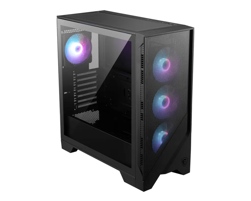 Корпус MSI MAG Forge 321R Airflow, Midi Tower, ATX, Black, 2x3.5"/3x2.5", 2xUSB3.2, USB-C