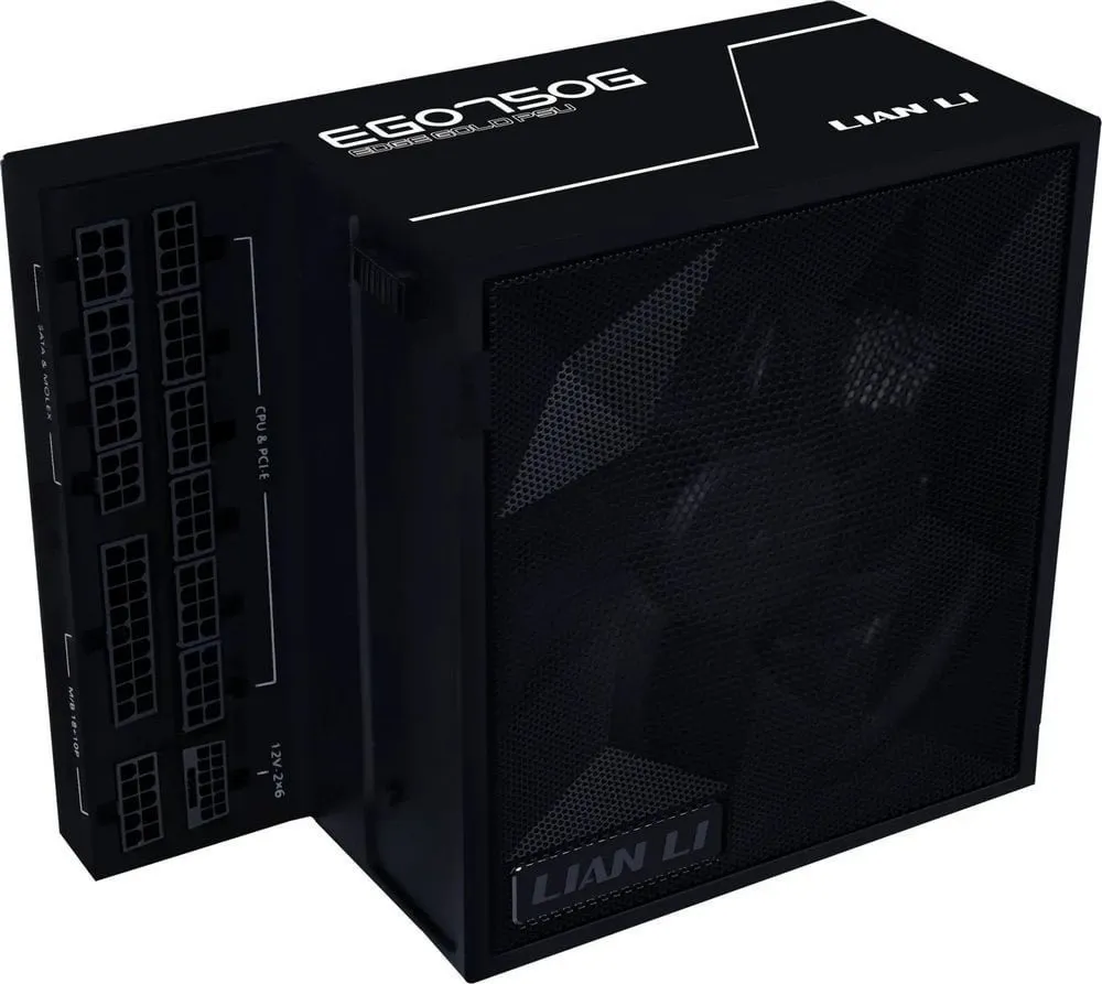 Блок питания Lian Li EG0750G BLACK 750W Full Modular, 80+ GOLD, КПД 90.5% G9P.EG0750G.B000.EU