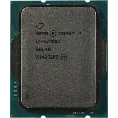 Intel Core i7-12700K, S1700/12 cores/Alder Lake/3.6GHz/25MB L3/10nm/UHD Graphics 770/190W, OEM