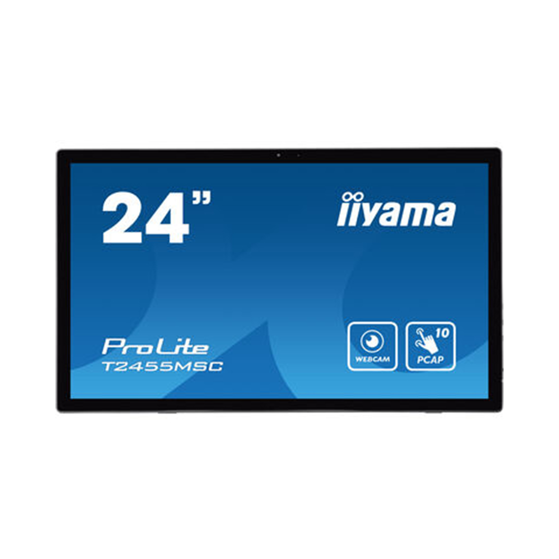 Монитор 24" iiyama ProLite PL2455M, Black, IPS, 1920x1080@60Hz, 400кд/м2, 1000:1, 5ms, USB, HDMI, DP
