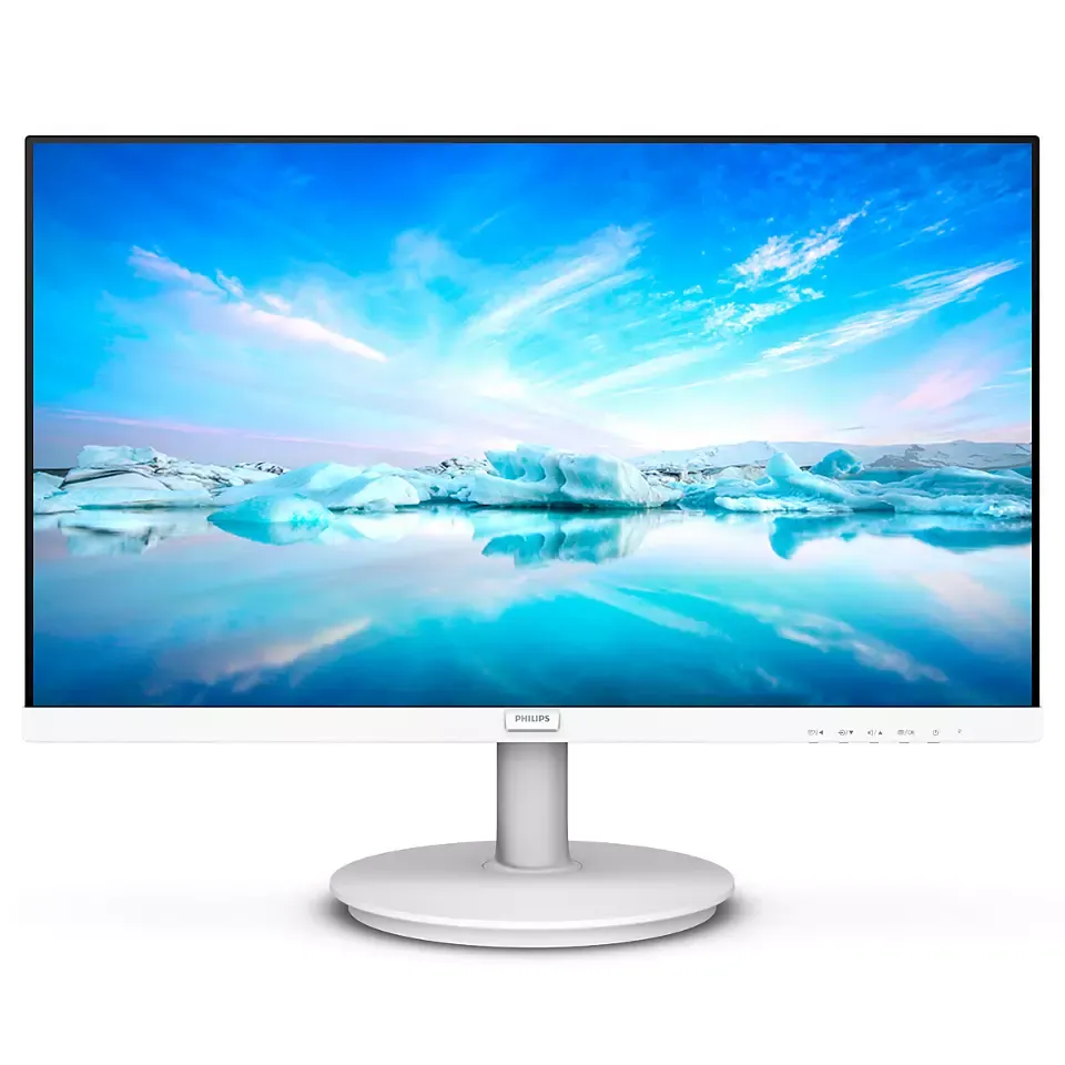 Монитор жидкокристаллический PHILIPS 271V8AW/01 LCD 27'' 16:9 1920х1080(FHD) IPS, 75 Hz, 250 cd/m2, H178°/V178°, 1300:1, 16.7M, 4ms, HDMI, VGA, белый