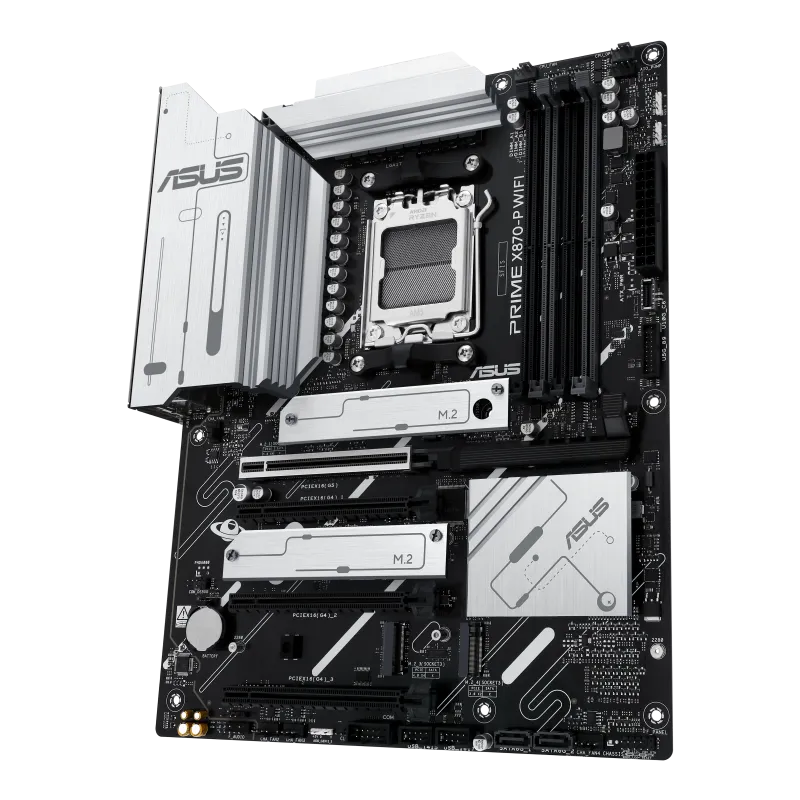 Матплата Asus Prime X870-P WiFi, AM5, ATX, 4DDR-5, 5xPCI-Ex16, 2SATA, 4xM.2, HDMI, 2xUSB-C, 19USB