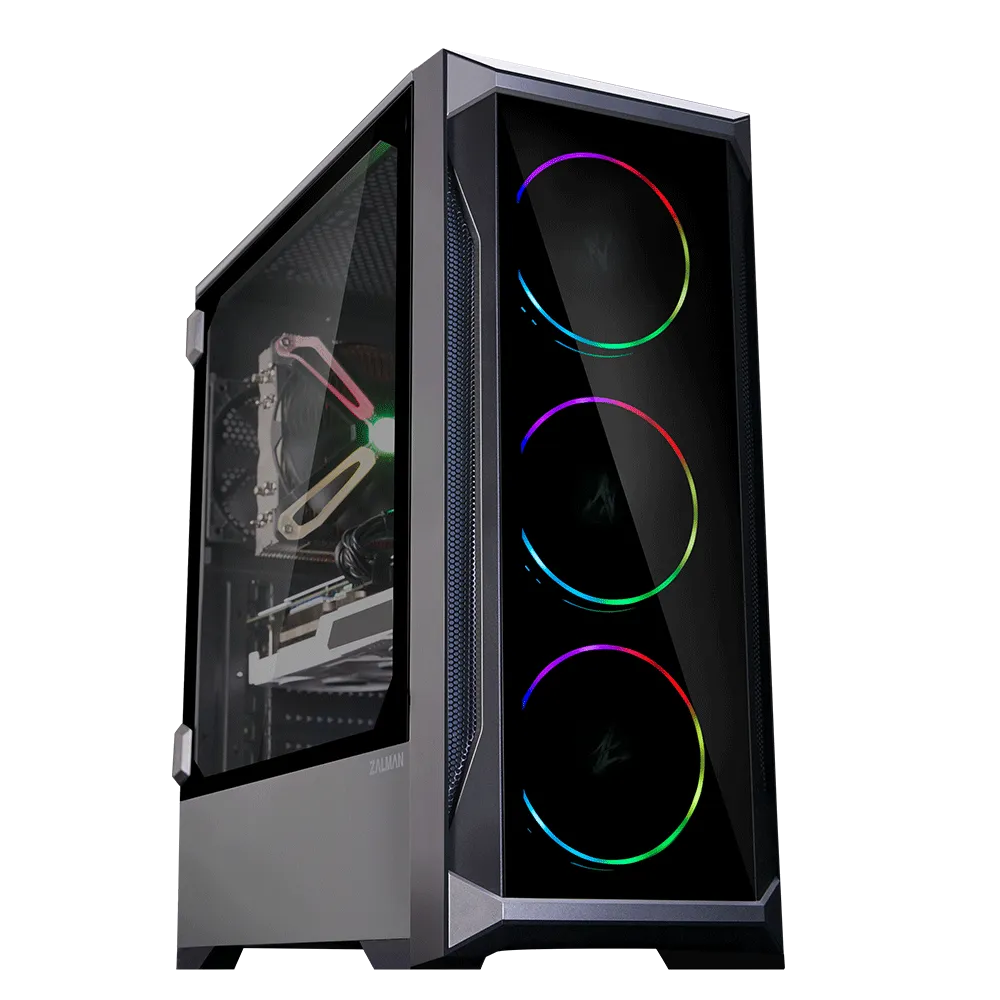 Корпус Zalman Z8 TG, Midi Tower, ATX, Black, 4x2.5"/2x3.5", USB2.0, 2xUSB3.0