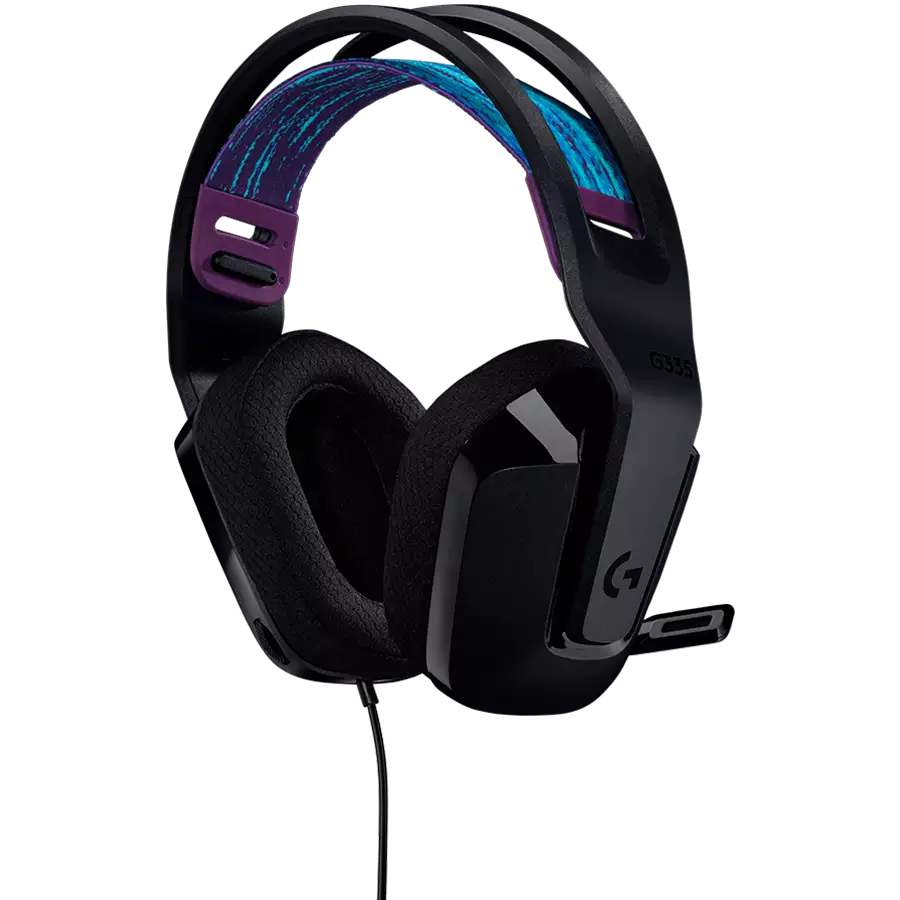 Гарнитура игровая Logitech G335 BLACK, 3.5mm (M/N: A00141)