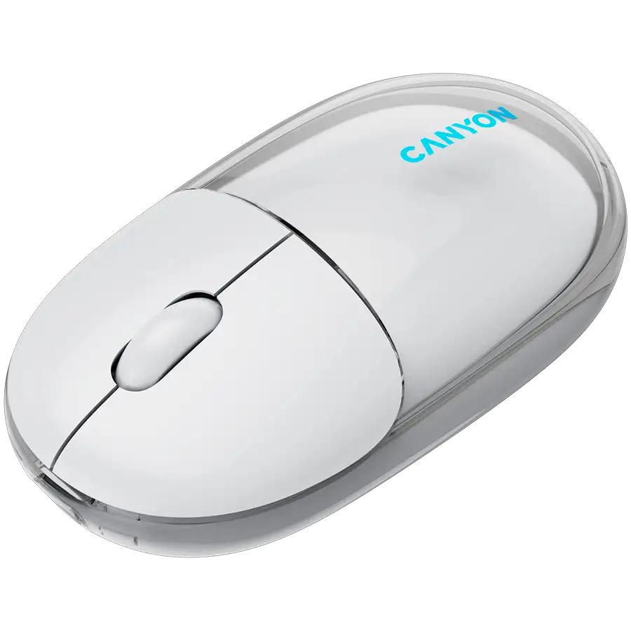 CANYON mouse OnClick 24 BT/ Wireless Transparent/White