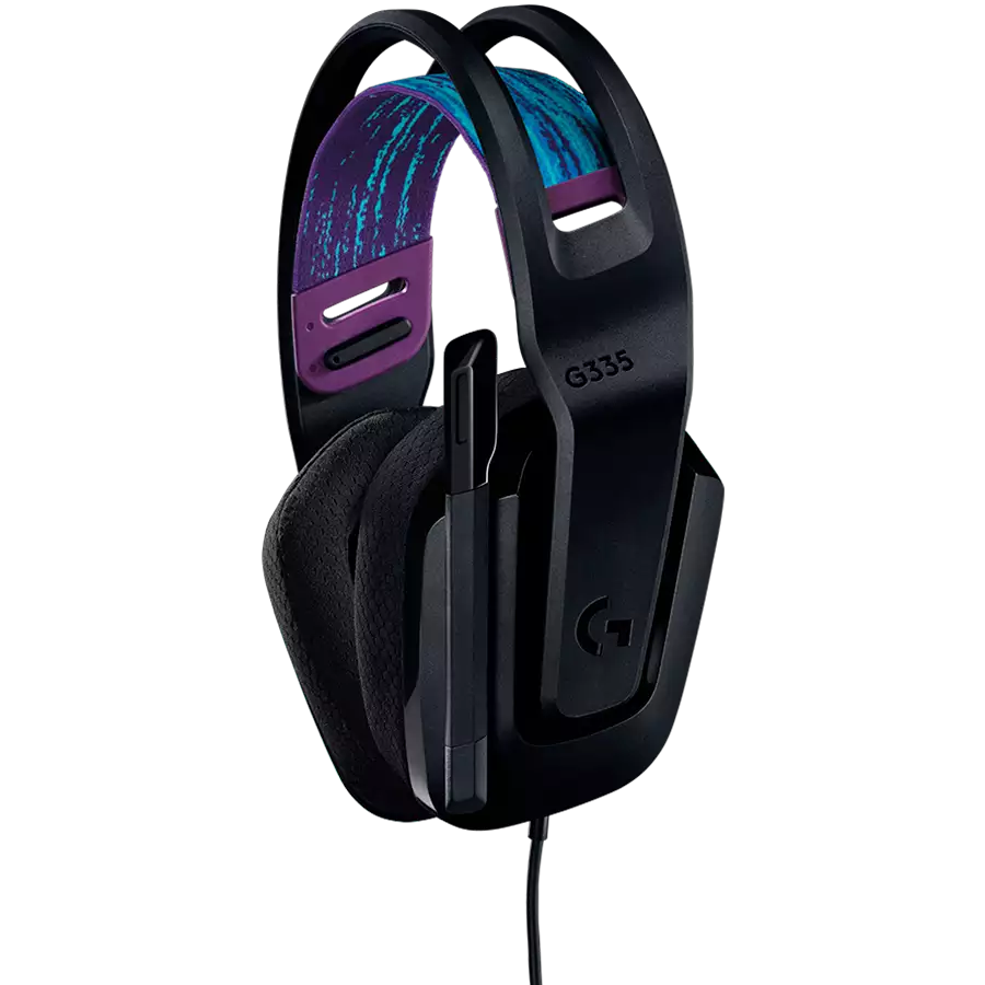 Гарнитура игровая Logitech G335 BLACK, 3.5mm (M/N: A00141)