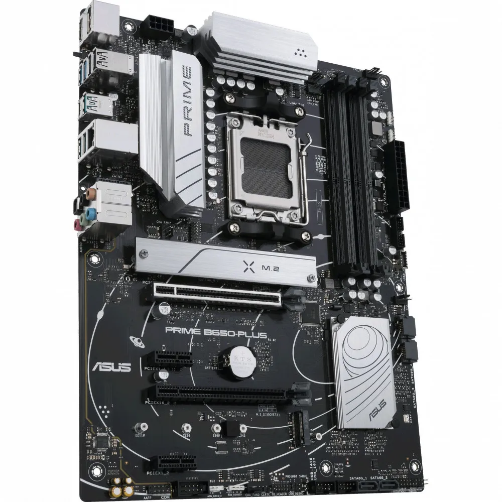 Матплата Asus Prime B650-Plus, AM5, ATX, 4DDR-5, 2xPCI-Ex16, 4SATA, 2xM.2, HDMI, DP, 12USB