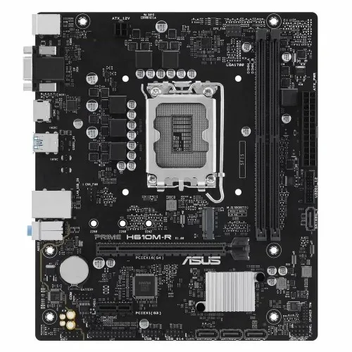 Матплата Asus Prime H610M-R-SI, iH610, S1700, mATX, 2DDR-5, 1xPCI-Ex16, 4SATA, M.2,DP,HDMI,VGA,10USB