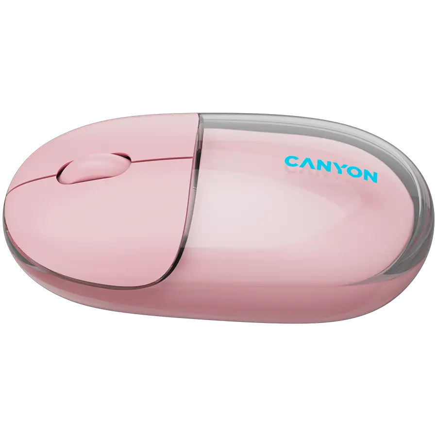 CANYON mouse OnClick 24 BT/ Wireless Transparent/Pink