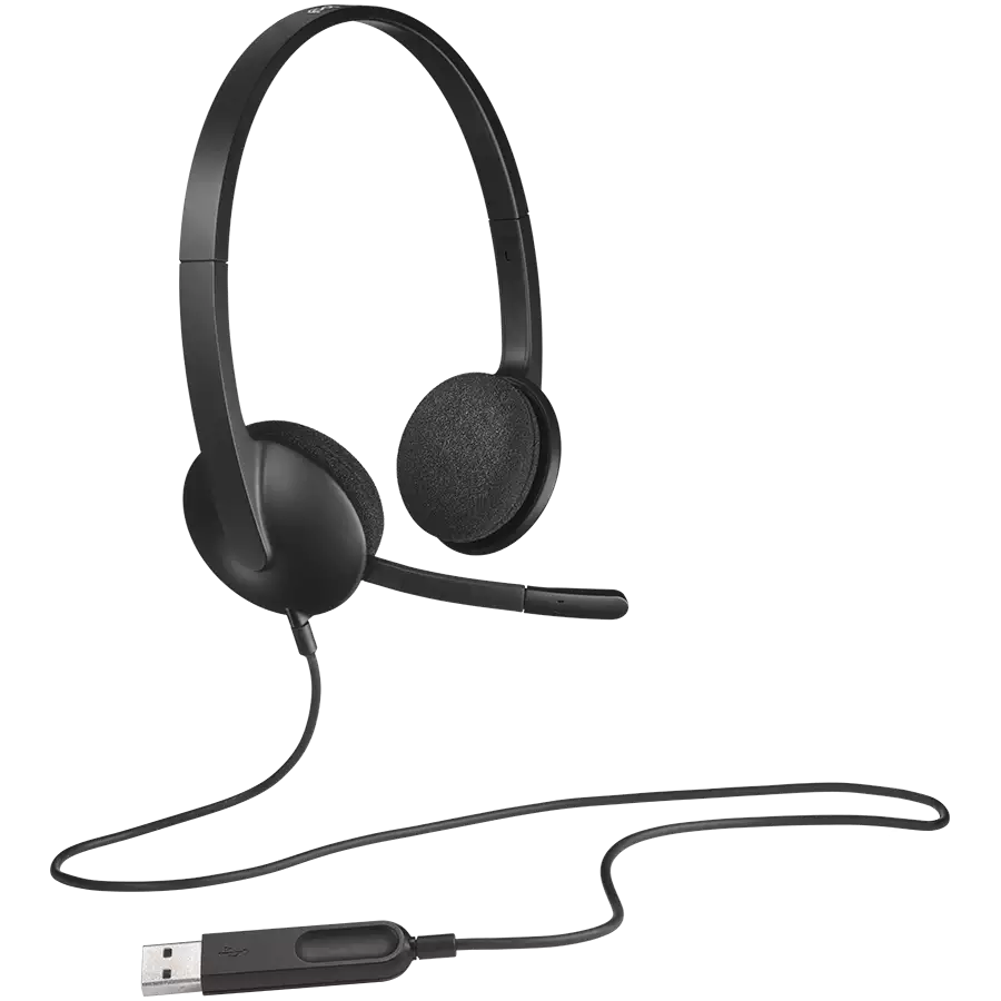 Гарнитура Logitech H340 (USB, кабель 1.8м) (M/N: A-00044)