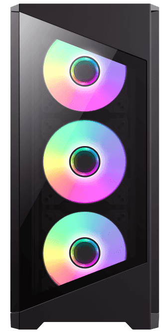 Корпус GameMax Destroyer TGB, Midi Tower, m-ATX, Black, 2x3.5"/3x2.5", 2xUSB2.0, USB3.0