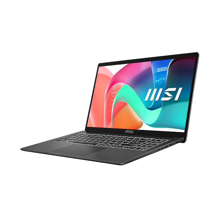 Бизнес Ноутбук MSI Modern 15 F13MG-044XKZ, 15.6" FHD, IPS, Core i3-1315U 4.5GHz/ 16GB DDR4(8GB*2)/ 512GB*1 NVMe SSD/ Intel® Iris® Xe Graphics /Dos/ Platinum Gray