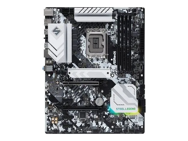 Матплата ASRock H670 Steel Legend, iH670, S1700, ATX, 4DDR-4, 2xPCI-Ex16, 4SATA, 3xM.2,HDMI,DP,15USB