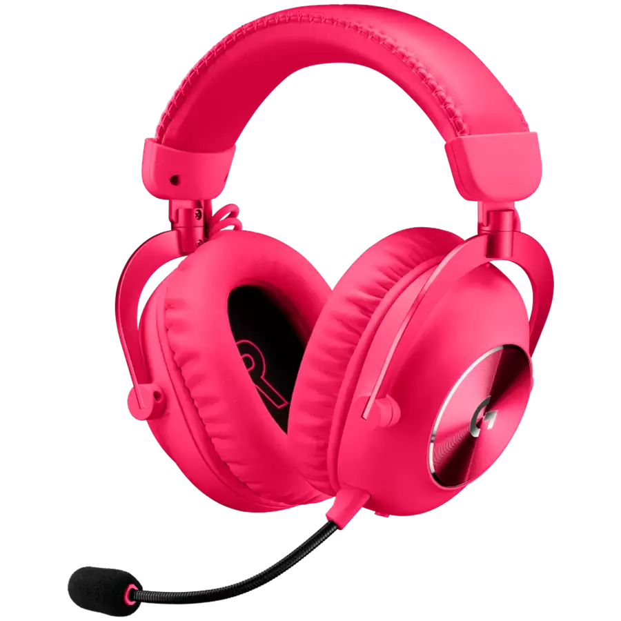 LOGITECH G PRO X2 LIGHTSPEED Wireless Gaming Headset - Blue Mic - MAGENTA