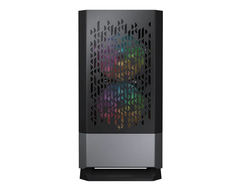 Корпус Cougar MG140 AIR RGB, Mini Tower, m-ATX, Black, 2x3.5"/4x2.5", USB2.0, 2xUSB3.0