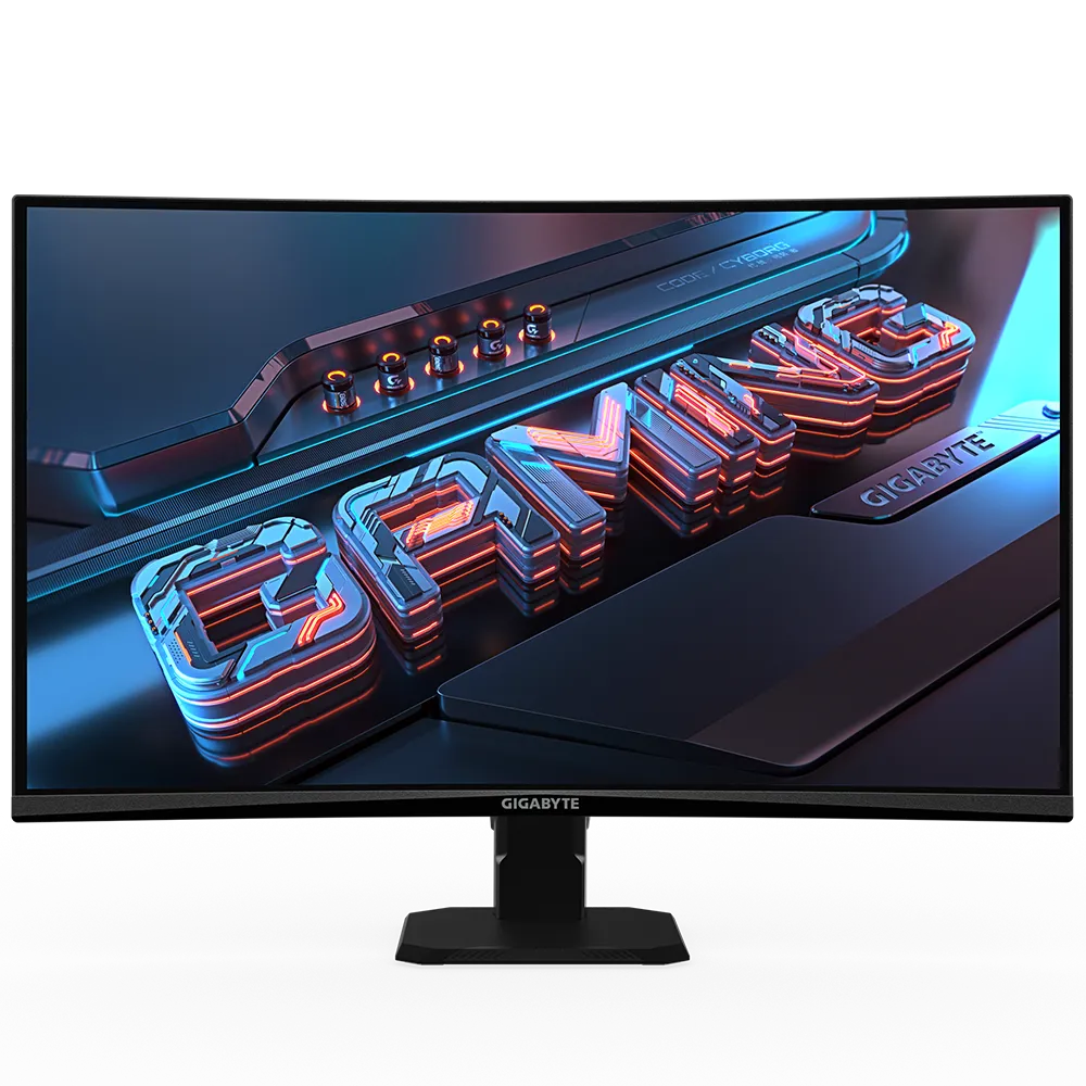 Монитор 27" Gigabyte GS27QC EK, Black, VA, 2560x1440@170Hz, 250кд/м2, 4000:1, 1ms, 2xHDMI, DP
