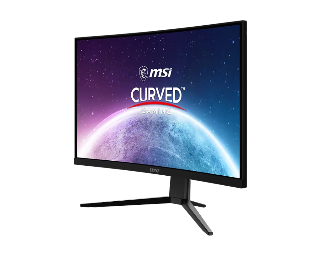 Безрамочный Игровой Монитор 24" MSI G2422C VA 1920х1080 1500R 16:9 180Hz 1ms 250cd/m 3000:1 100млн:1 1xDP 2xHDMI Угол Обзора 178/178. Черный