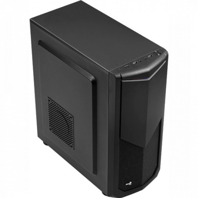 Корпус AeroCool Tomahawk-S, Midi Tower, ATX, Black, 1x3.5"/4х2.5", 2xUSB