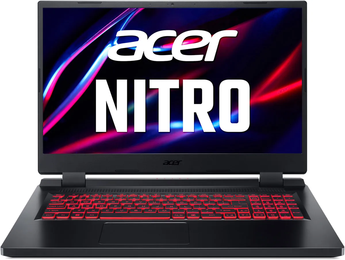 Ноутбук Acer Nitro 5 AN517-55, Core i5-12500H/17.3"FHD/8GB/512GB/GF RTX3060 6GB/LAN/W11SL