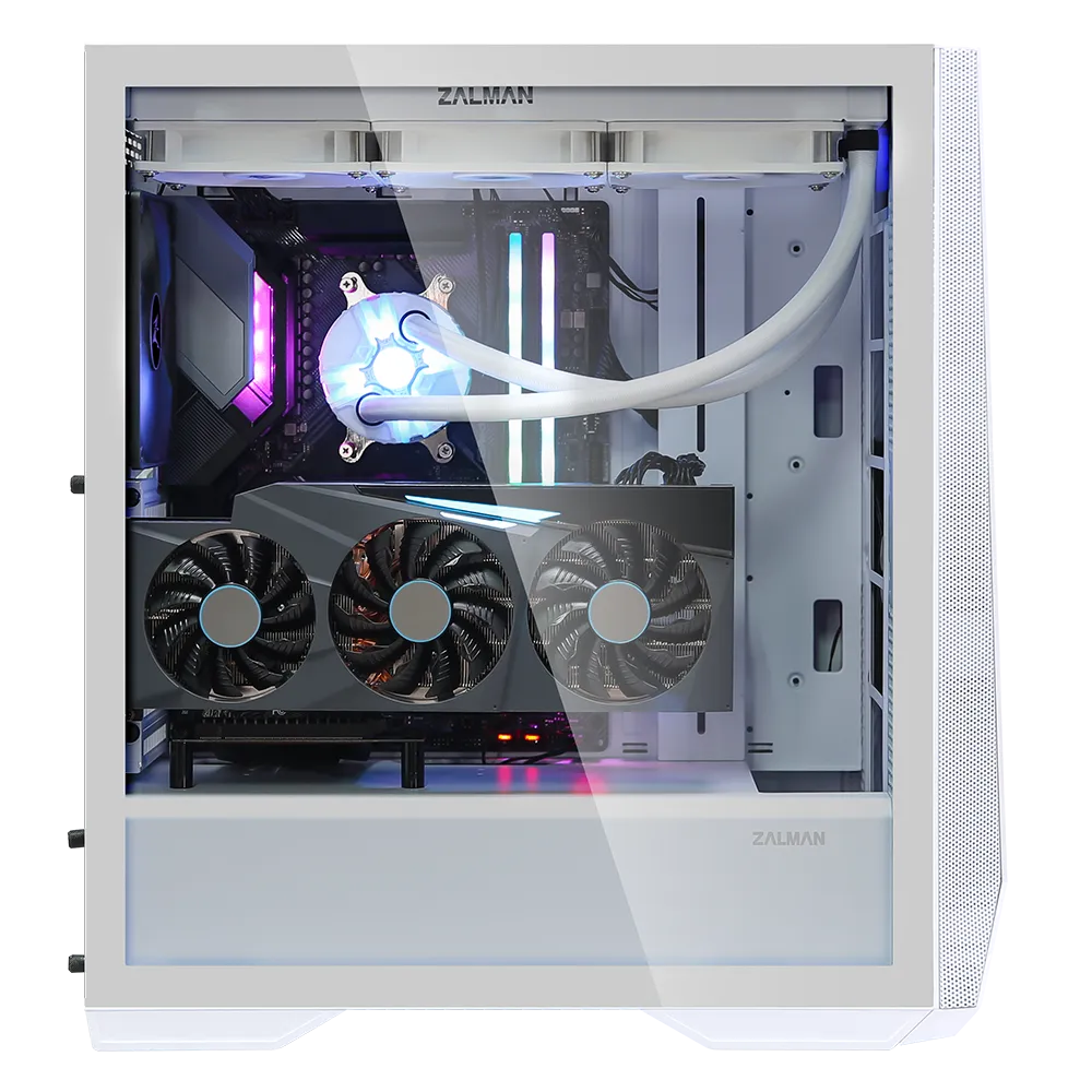 Корпус Zalman Z9 Iceberg, Midi Tower, ATX, White, 2x3.5"/3x2.5", 2xUSB2.0, 2xUSB3.0, USB-C