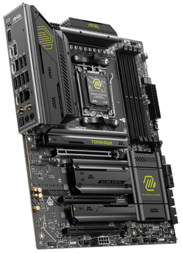 Матплата MSI MPG X870E Carbon WiFi, AM5, ATX, 4DDR-5, 3хPCI-Ex16, 4SATA, 4xM.2, HDMI, USB-C, 16USB