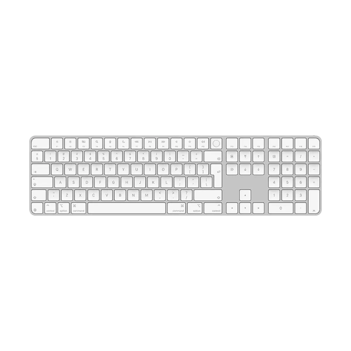 Magic Keyboard with Touch ID and Numeric Keypad for Mac models with Apple silicon - Russian - White Keys,Model A3119