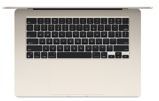 Ноутбук Apple MacBook Air A2941, Apple M2/15.3"Retina/8GB/256GB/10-core GPU/MacOS/Starlight