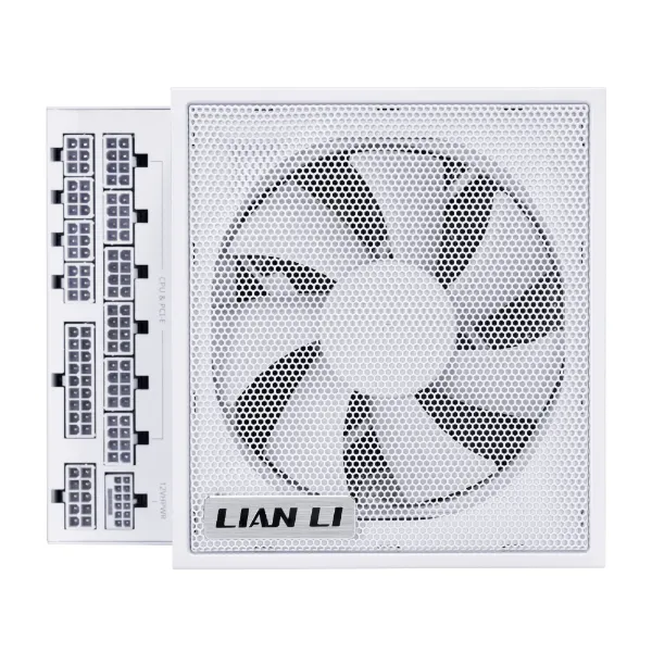 Блок питания Lian Li EG1000 WHITE 1000W Full Modular, 80+ PLATINUM, КПД 92,36%, 25.96dBA, FAN 120MM FDB, 2000rpm, White, G9P.EG1000.WE00.EU