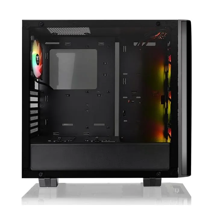 Корпус Thermaltake View 21 TG RGB, Midi Tower, ATX, Black, 2x3.5"/2x2.5", 2xUSB3.0