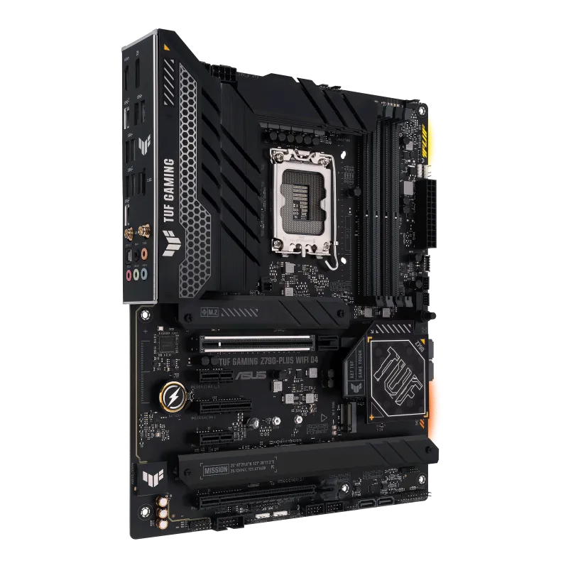 Матплата Asus TUF G Z790 Plus WiFi D4, iZ790,S1700,ATX,4DDR-4,2xPCI-Ex16, 4SATA,4xM.2,HDMI,DP,15USB