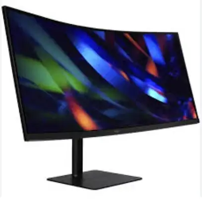 Монитор Acer/CZ342CURJ0bmiphuzx/34 ''/WQHD/3440x1440 Pix/HDMI DP Type-C MM Audio out USB2.0x2 USB-B(2up 2down) HDR10 FreeSync Premium/1 мс/300 ANSI лю