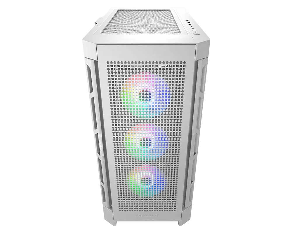 Корпус Cougar Duoface Pro RGB, Midi Tower, E-ATX, White, 2x3.5"/2x2.5", USB2.0, 2xUSB3.0, USB-C, RGB