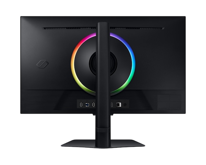 Игровой монитор Odyssey G7 27" SAMSUNG LS27DG702EIXCI IPS 4K UHD (3840x2160) 144Hz 1мс 350кд/м2 1000:1 2xHDMI 1xDP 2xUSB3.0, USB-B Upstream Port, Ethernet, Wi-Fi 5, Bluetooth, Регулируемая по высоте подставка 120мм, Поворот Экрана, Черный с Подсветкой
