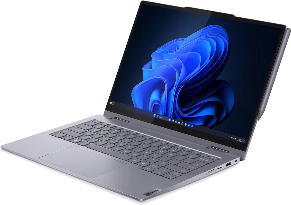 Lenovo ThinkBook 14 2-in-1 G5 IAU, Intel® Core™ Ultra 5 225U (E-cores up to 3.80GHz, 12MB), 14" WUXGA Touch, 16.0GB, 1x512GB SSD M.2 2242 PCIe Gen4 QLC, Intel® Graphics, BT 5.1 or above,Wi-Fi 6E 2x2 AX, FPR, 1080P FHD IR, 4 Cell Li-Pol 60Wh, 65W, 2YR Depo