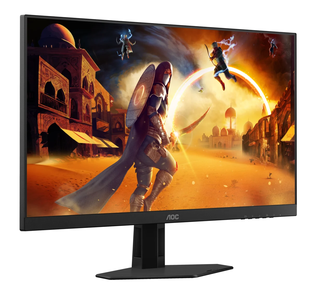 Монитор Игровой 27" AOC 27G4HRE/01 IPS 1920x1080 200Hz 0.5ms 300cd/m 1000:1 2xHDMI DP 2x2W Черный