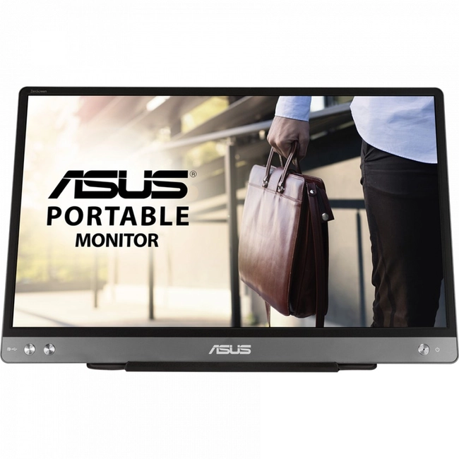 Монитор 14" Asus ZenScreen MB14AC, Black-Gray, IPS, 1920x1080@60Hz, 250кд/м2, 700:1, USB-C
