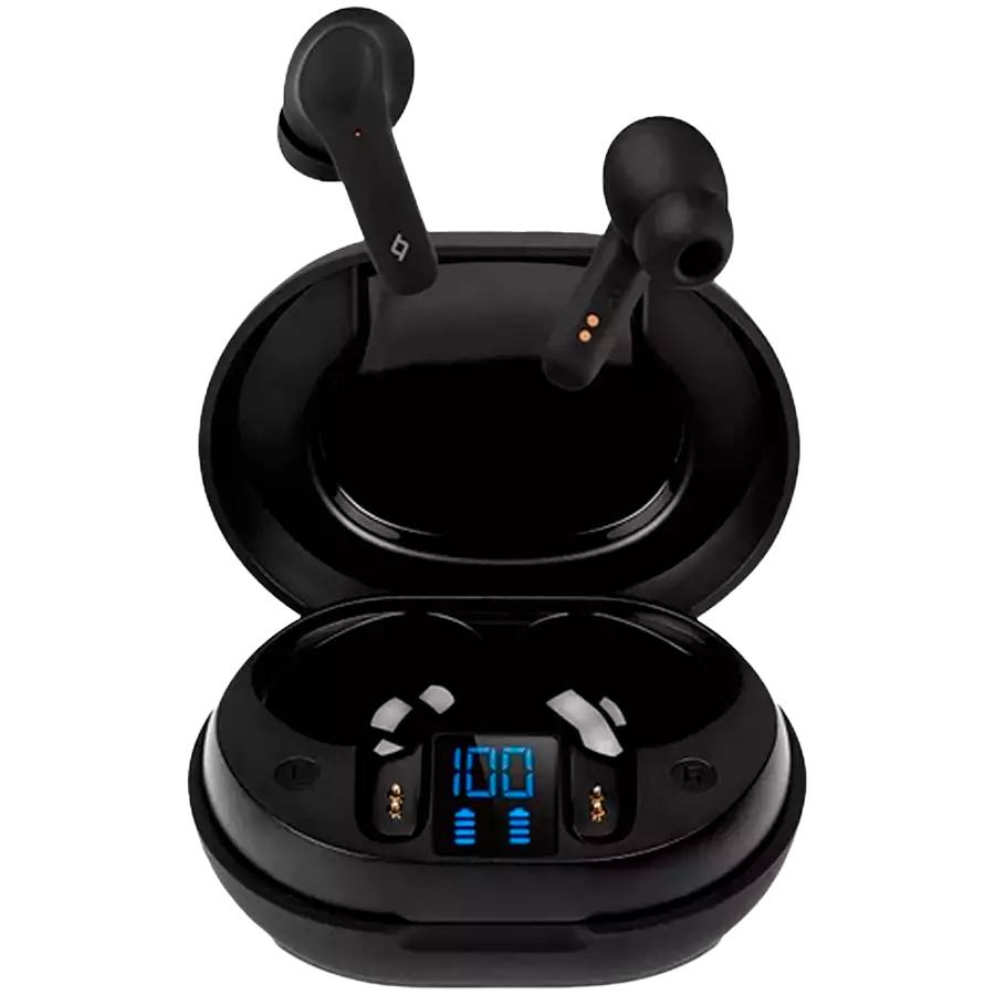 ttec SoundBeat Play TWS Bluetooth Headset, Black