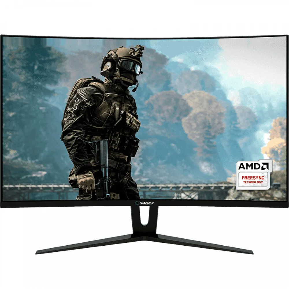 Монитор 27" GameMax GMX27C144, Black, VA, 1920x1080@144Hz, 250кд/м2, 1000:1, 1ms, DVI-D, HDMI, DP