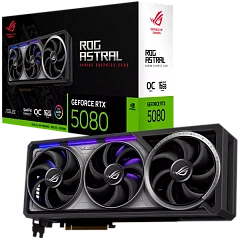 ASUS Video Card NVIDIA GeForce RTX 5080 16GB GDDR7 Digital Max Resolution 7680 x 4320 Yes x 2 (Native HDMI 2.1b)Yes x 3 (Native DisplayPort 2.1b)HDCP Support Yes (2.3) 850W P/N
