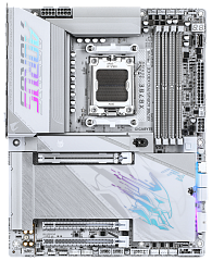 Матплата Gigabyte X870E Aorus Pro X3D ICE, AM5, ATX, 4DDR-5, 3хPCI-Ex16,4SATA,4xM.2,HDMI,USB-C,21USB