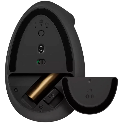Мышь Logitech Lift Vertical Ergonomic, Wireless, 4000dpi, BT, USB